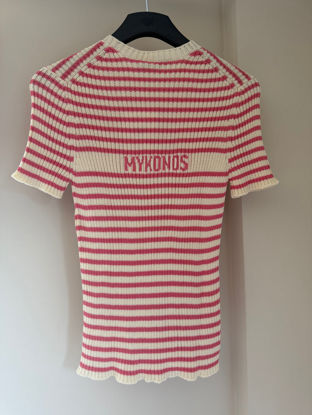 Christian Dior Dioriviera Striped Short-Sleeved Sweater – Size 42 / UK 10–12 - Brand New