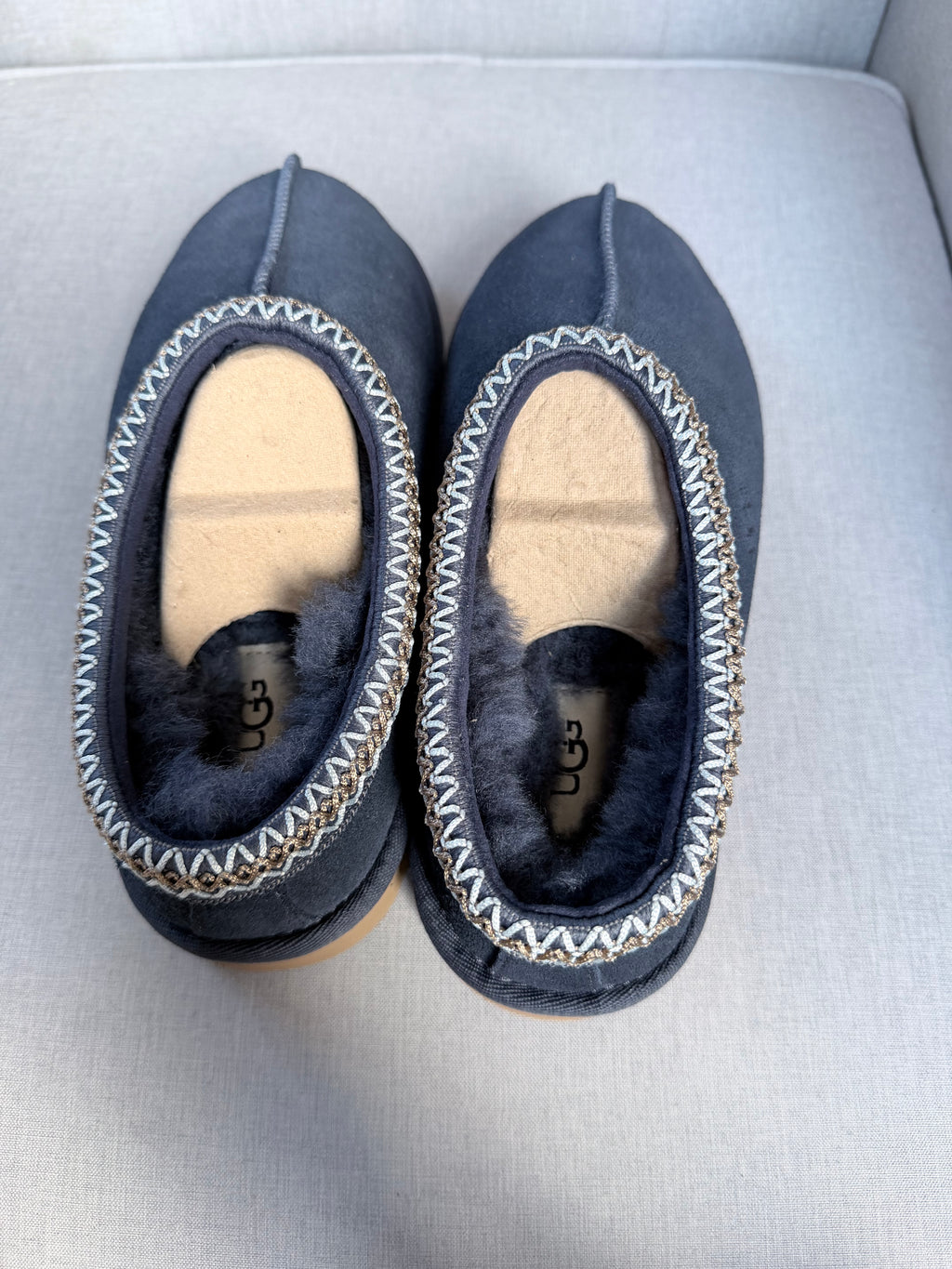 UGG Tasman Slippers – Navy – UK 6 / EU 39 – Brand New in Box