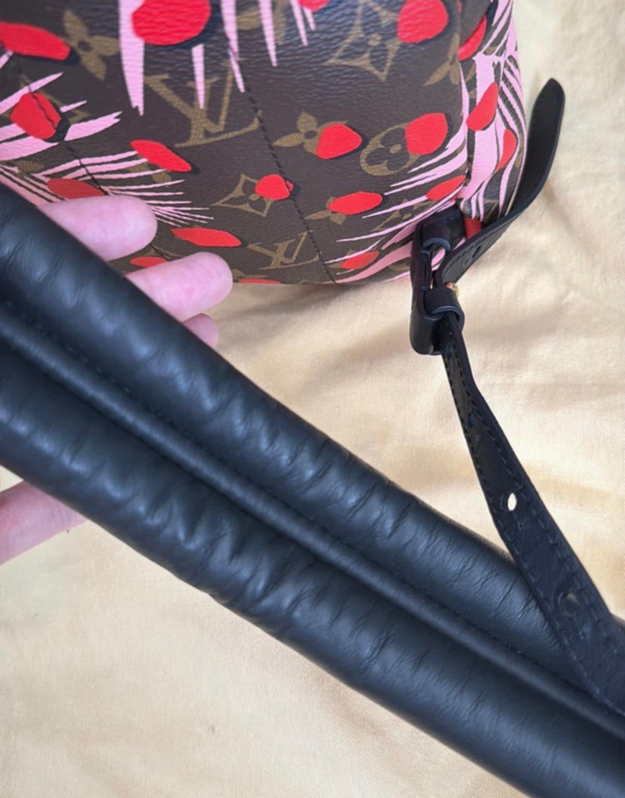 Pre owned Louis Vuitton limited edition jungle spot palm spring backpack