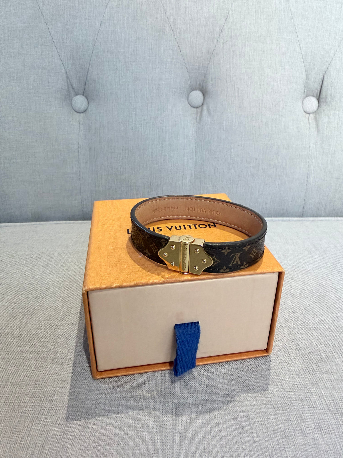 Louis Vuitton Nano Monogram Bracelet – Size 19 – Pre-Owned