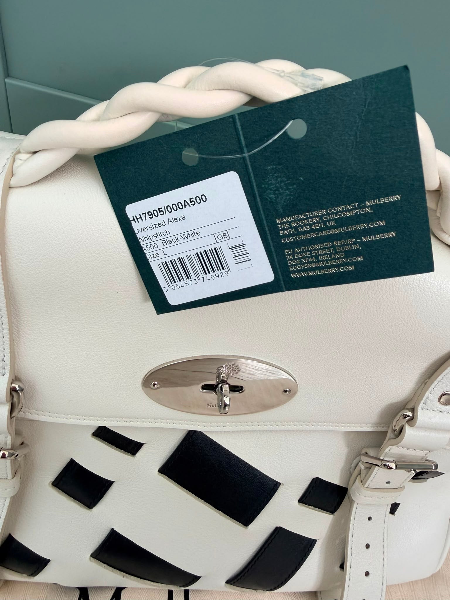 Mulberry whipstitch oversized Alexa