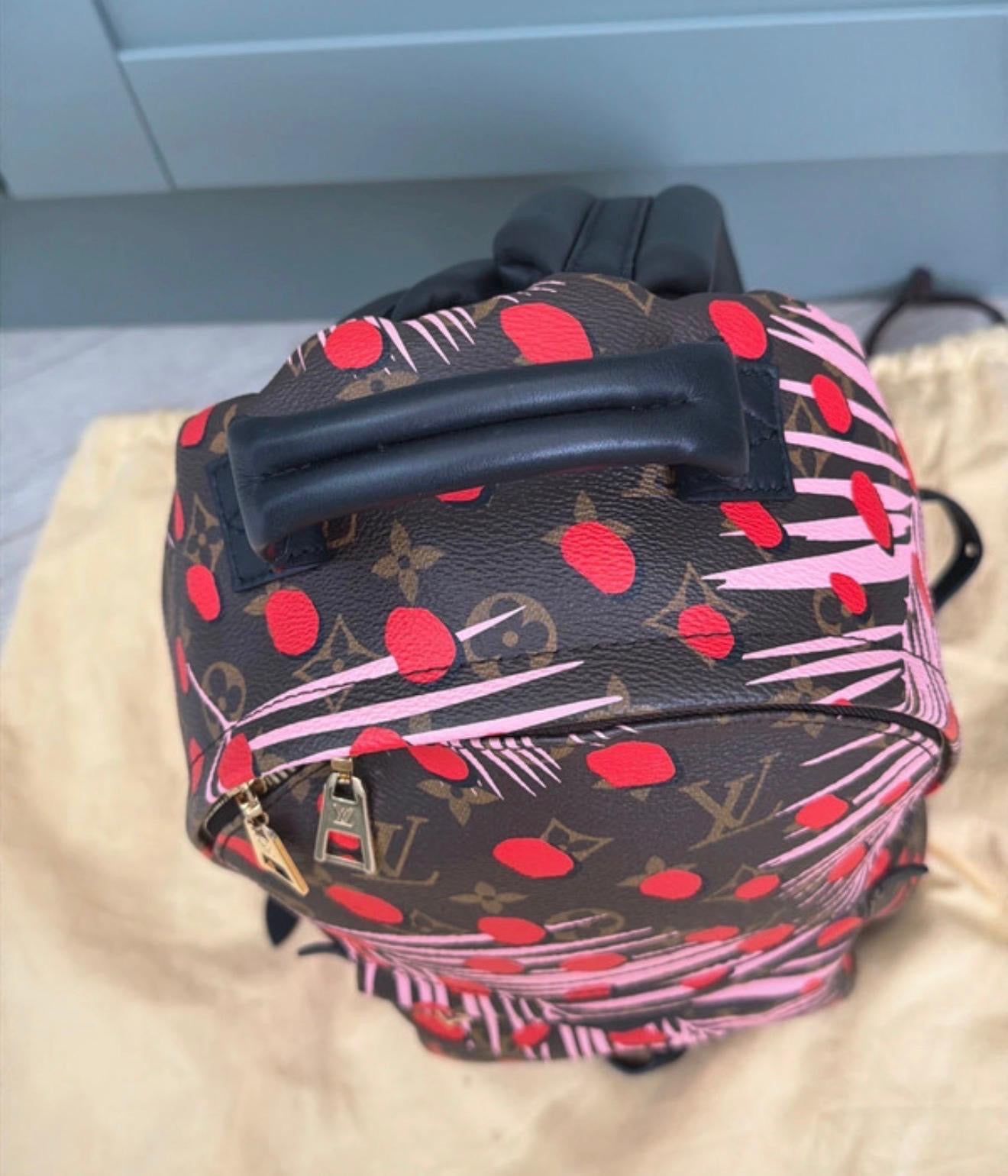 Pre owned Louis Vuitton limited edition jungle spot palm spring backpack