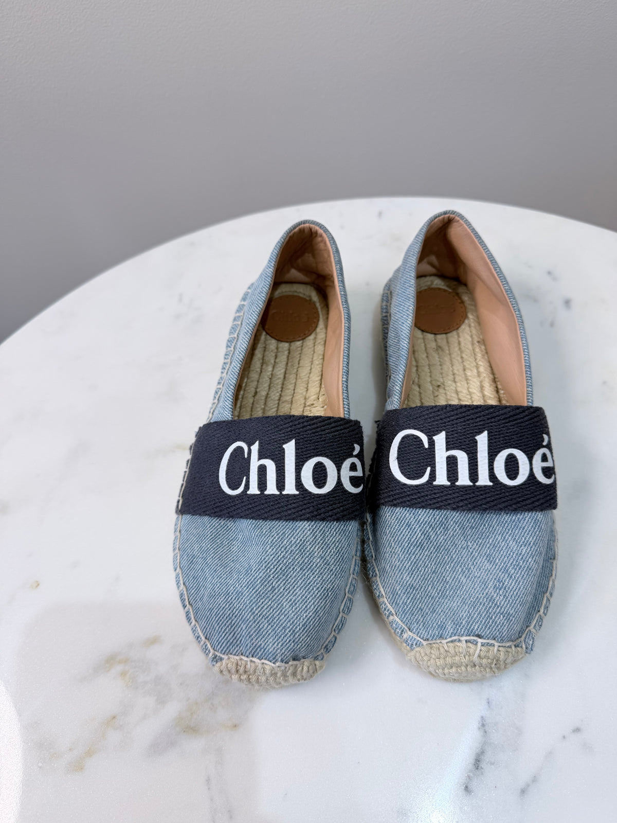 Chloé Children’s Denim Espadrilles – EU 31 / UK 12 – Brand New