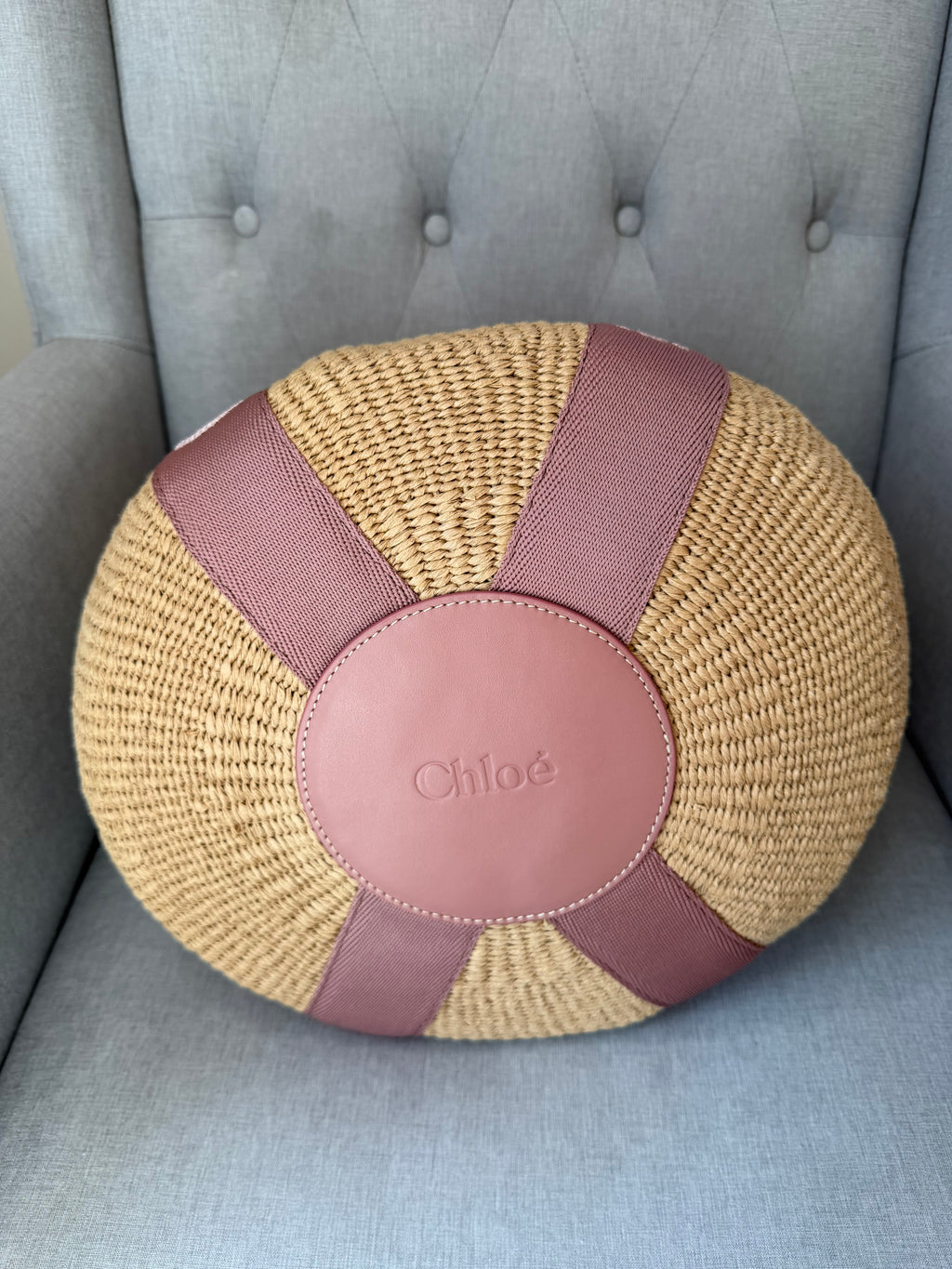 Chloe woody basket bag nougat