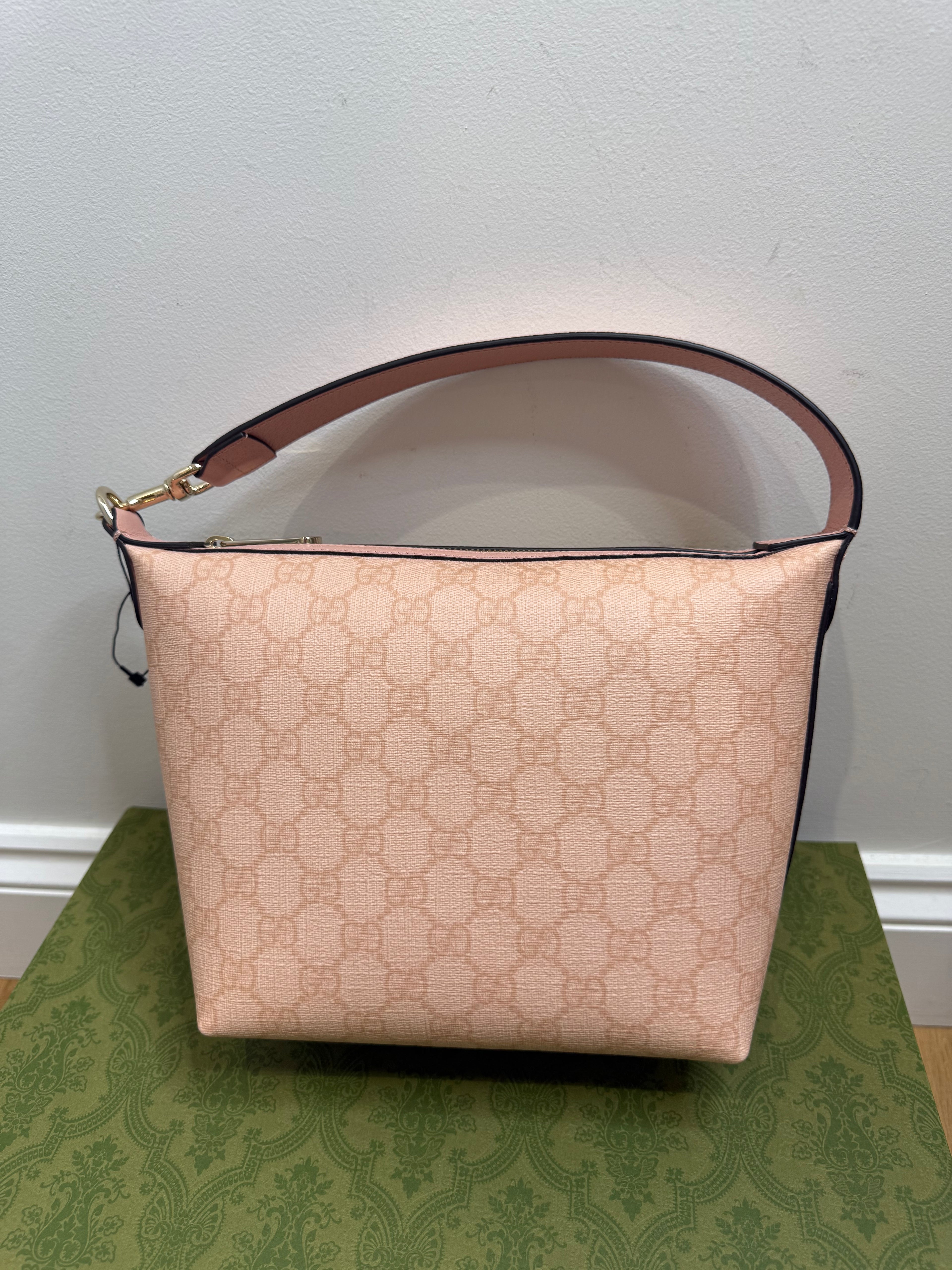New Gucci Ophidia Super Mini Shoulder Bag Dusty Pink 2024 Designer Bag