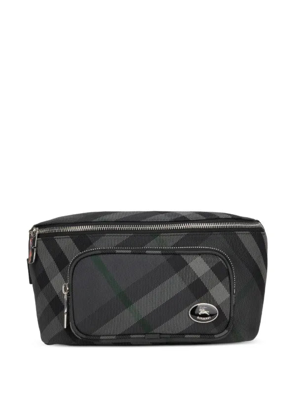 Burberry Men’s Check Belt Bag - Brand New