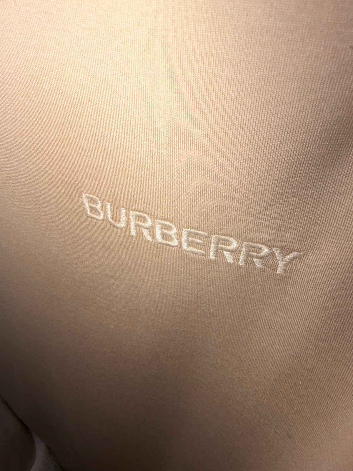Burberry Unisex Logo T-Shirt – Beige –New With Tags