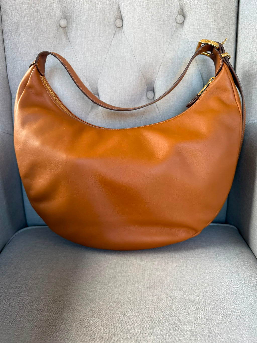 Miu Miu
Logo Plaque Shoulder Bag