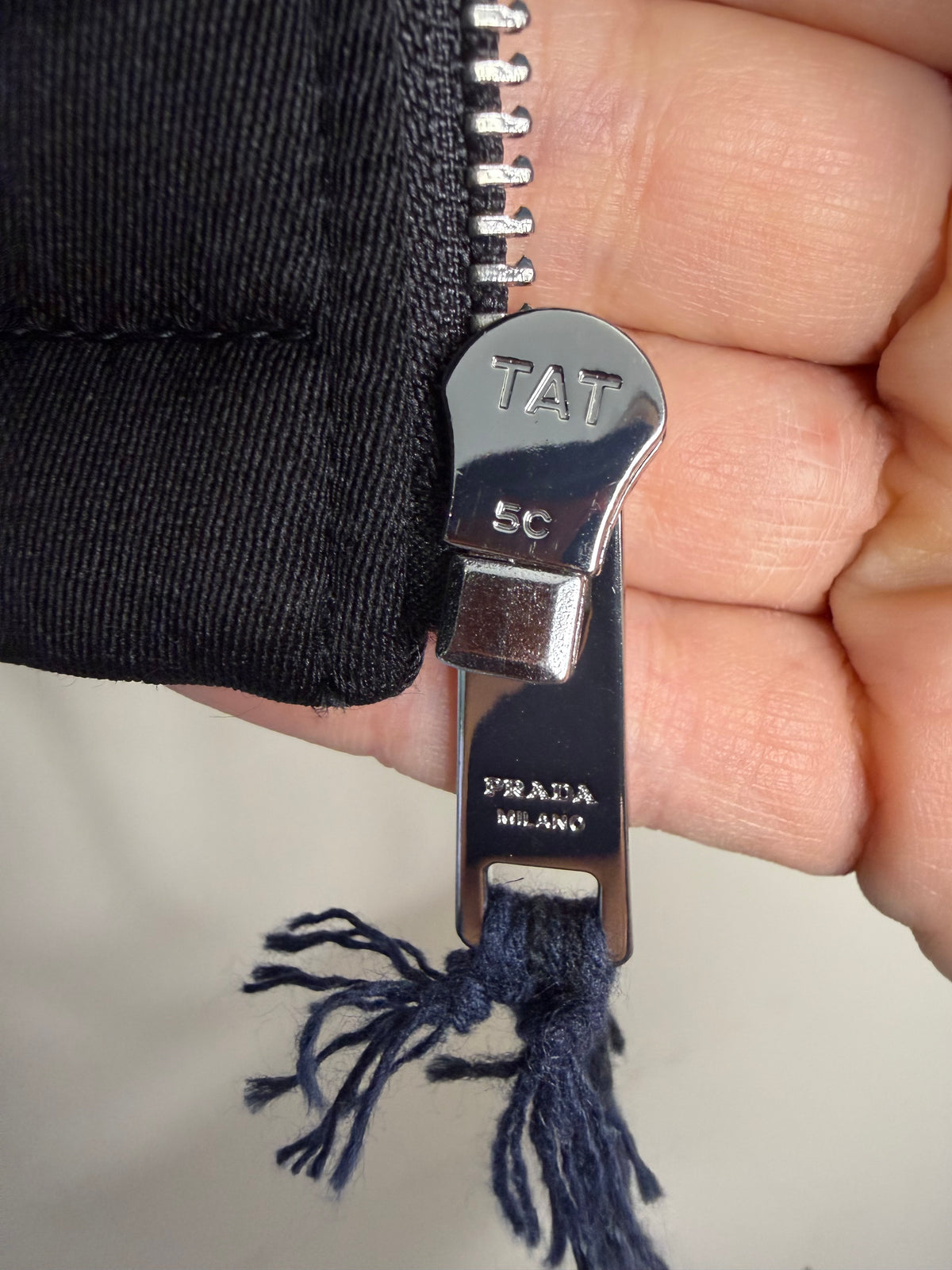 Prada Men’s Silk & Cotton-Blend Jacket – Black – Large – Brand New with Tags