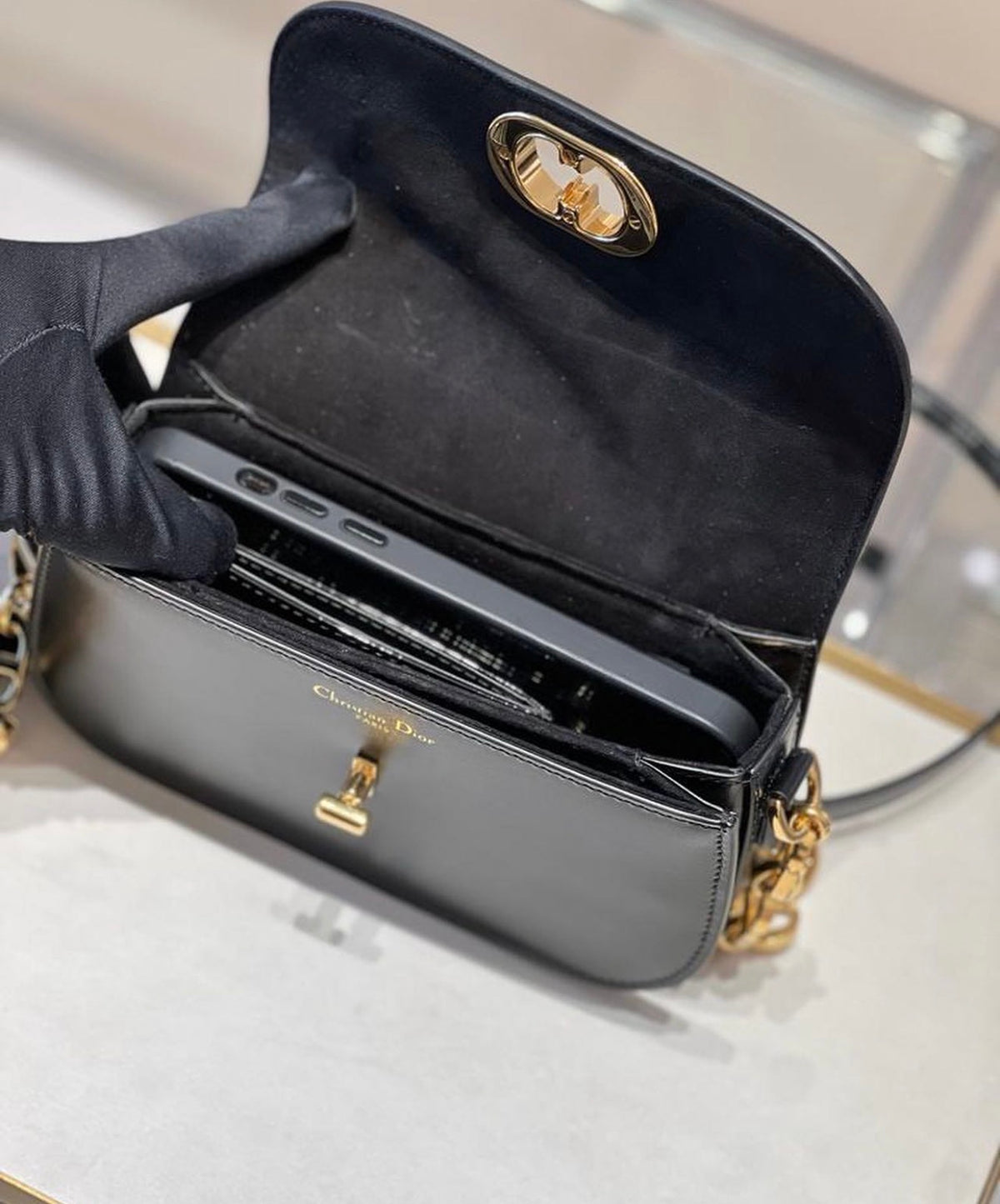 Christian Dior Small 30 Montaigne Avenue Bag – Black – Brand New with Tags