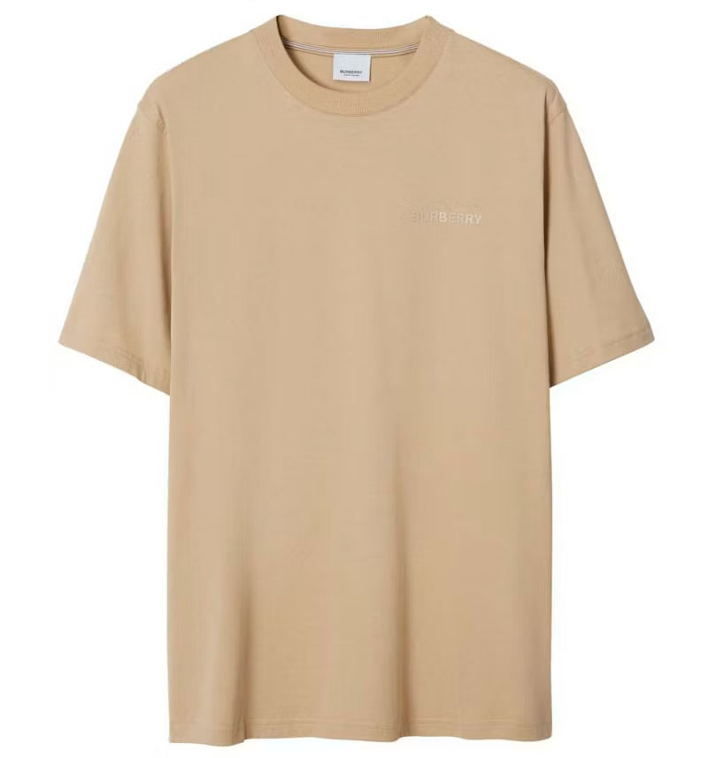 Burberry Unisex Logo T-Shirt – Beige –New With Tags