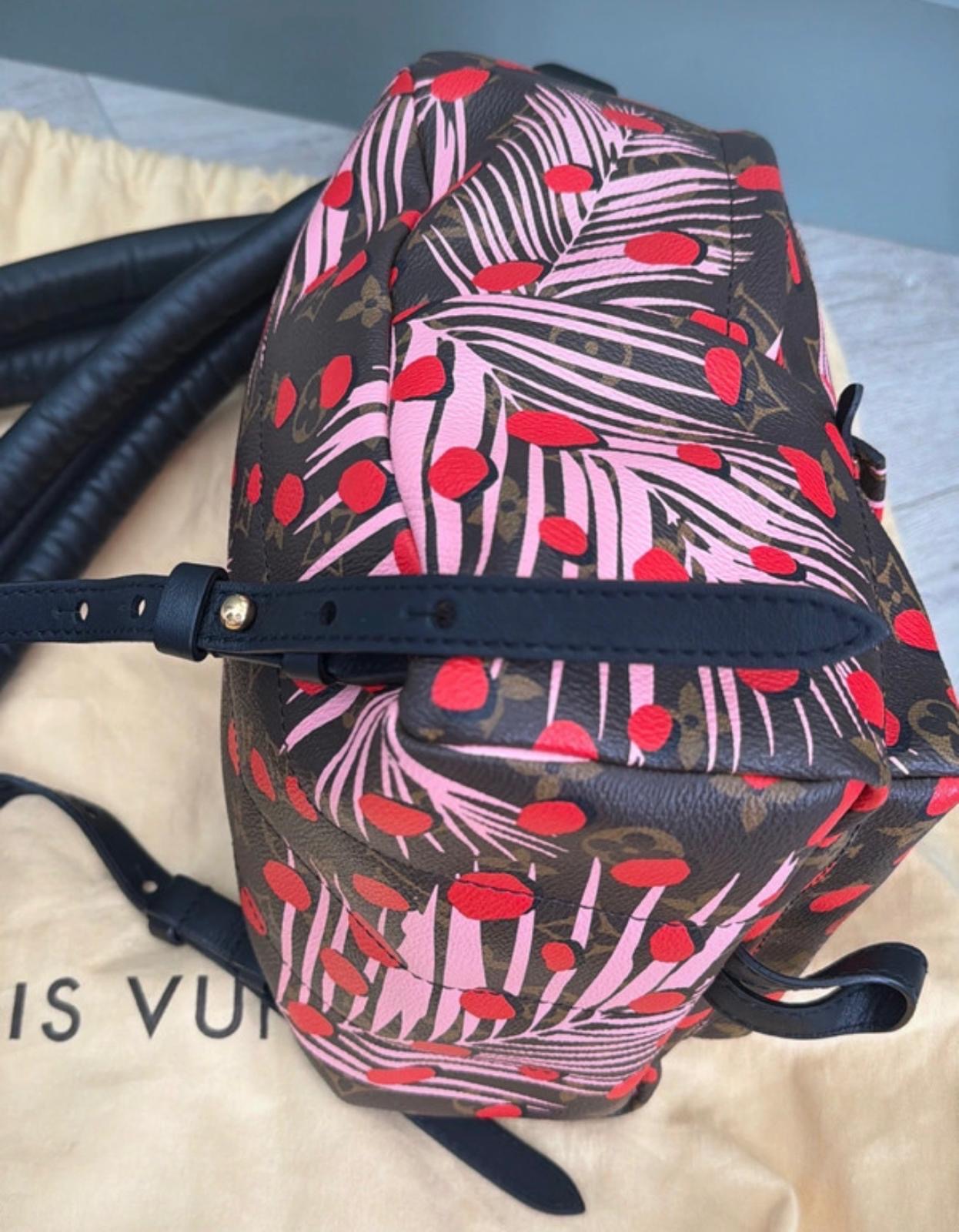 Pre owned Louis Vuitton limited edition jungle spot palm spring backpack