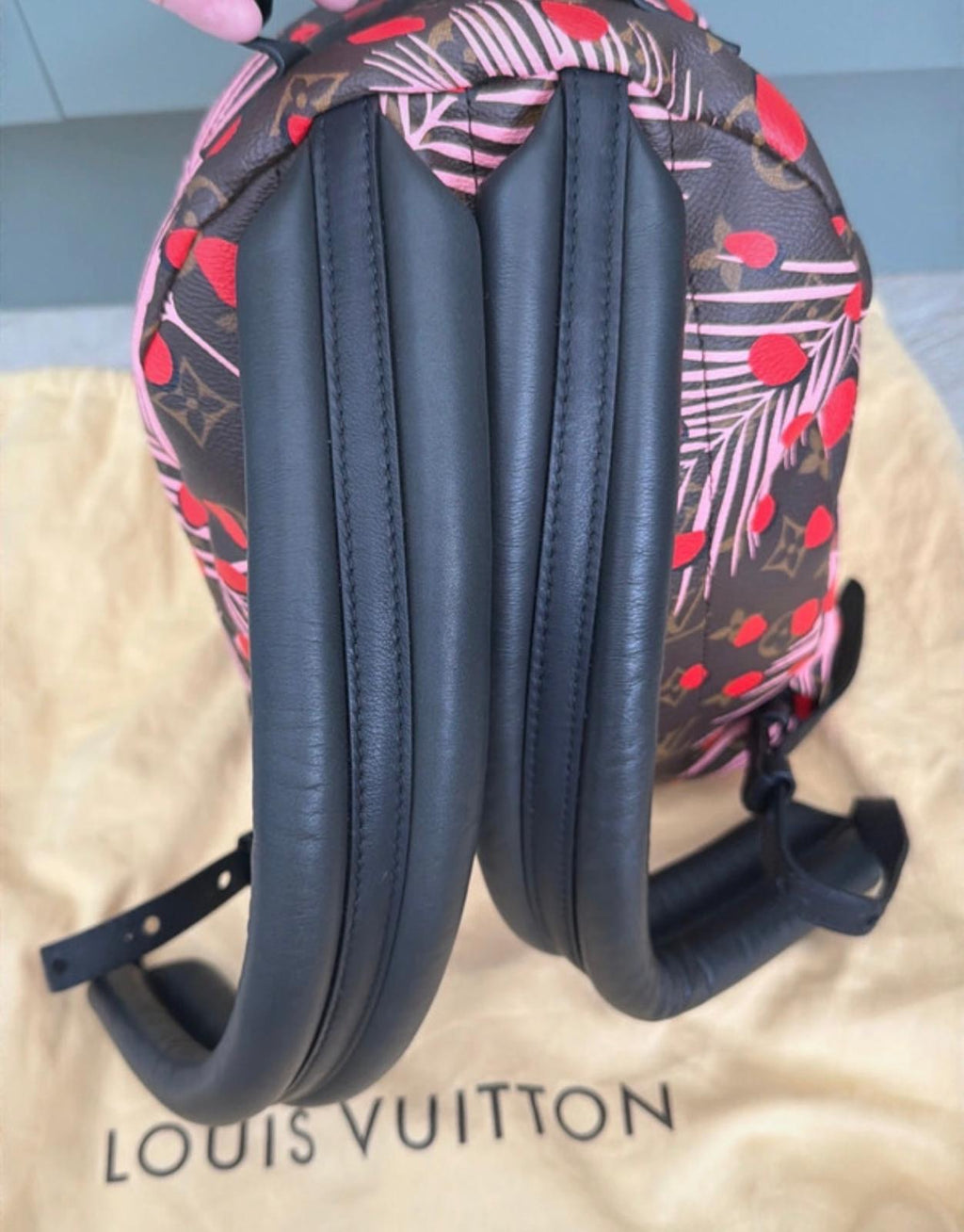 Pre owned Louis Vuitton limited edition jungle spot palm spring backpack
