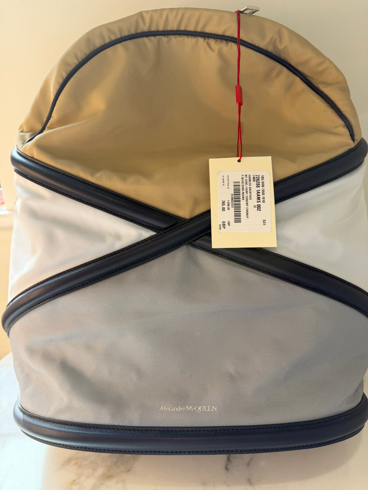 Alexander McQueen Harness Nylon Backpack – Multicolour – Brand New with Tags &Small Cosmetic Defect