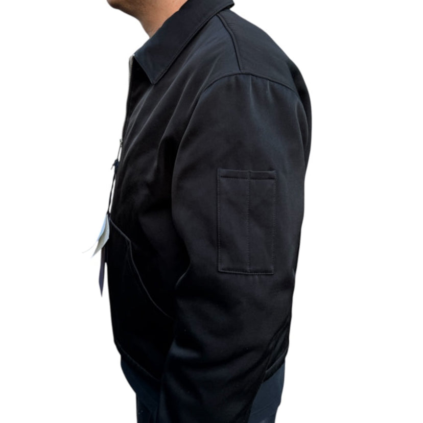 Prada Men’s Silk & Cotton-Blend Jacket – Black – Large – Brand New with Tags