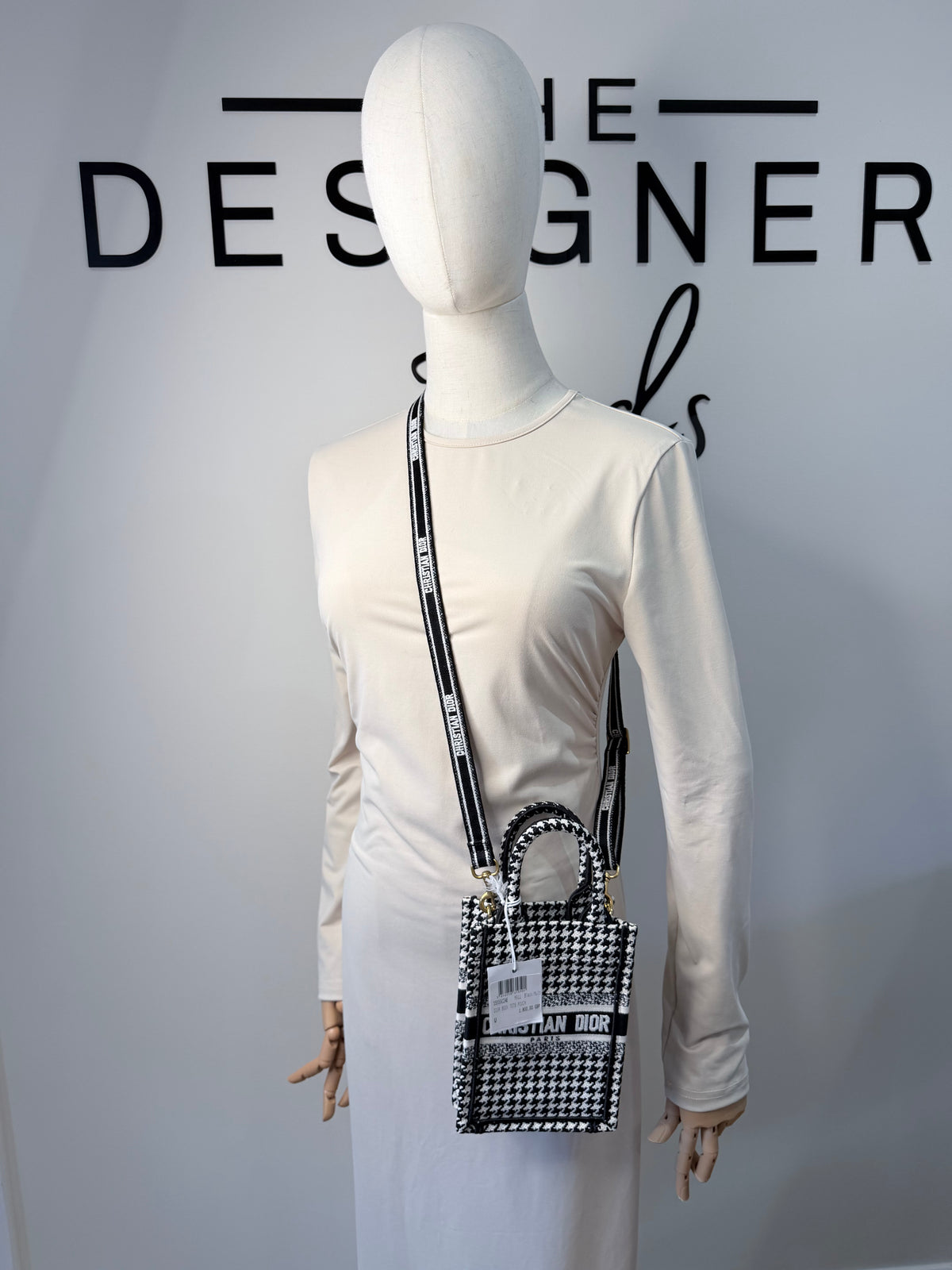 Christian Dior Mini Tote Bag – Black & White – Brand New with Tags