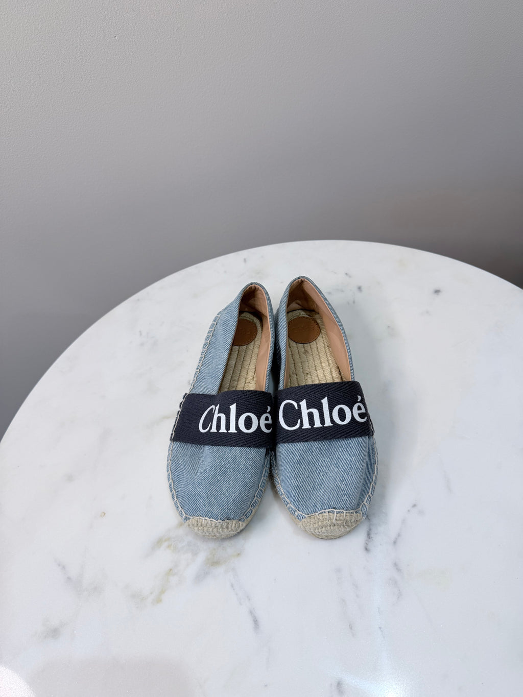 Chloé Children’s Denim Espadrilles – EU 31 / UK 12 – Brand New