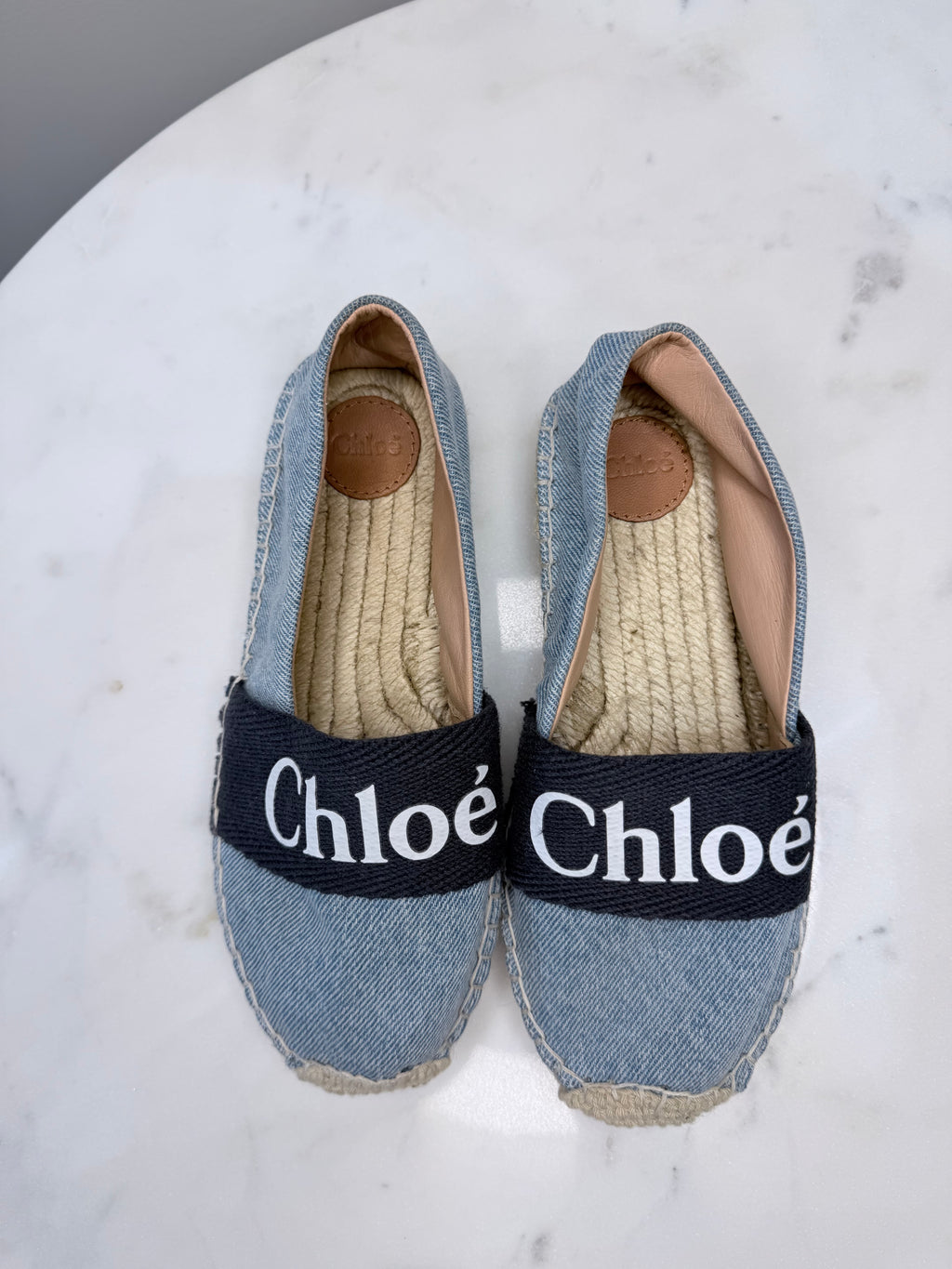 Chloé Children’s Denim Espadrilles – EU 31 / UK 12 – Brand New
