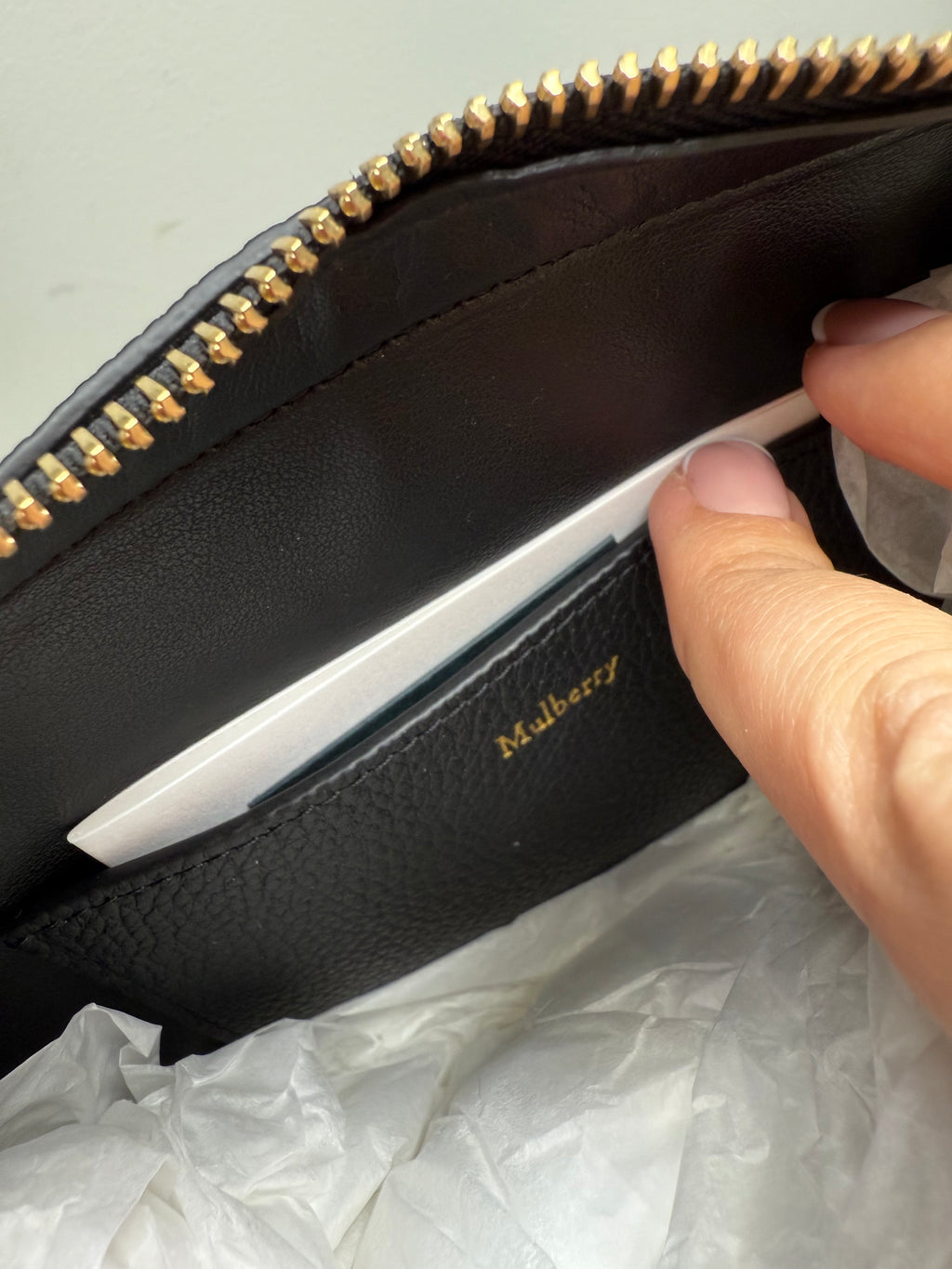 New Mulberry Classic Camera Bag in Black Small Grain Leather