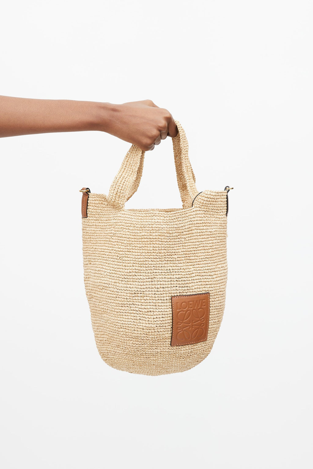 Loewe mini slit raffia beach summer bag