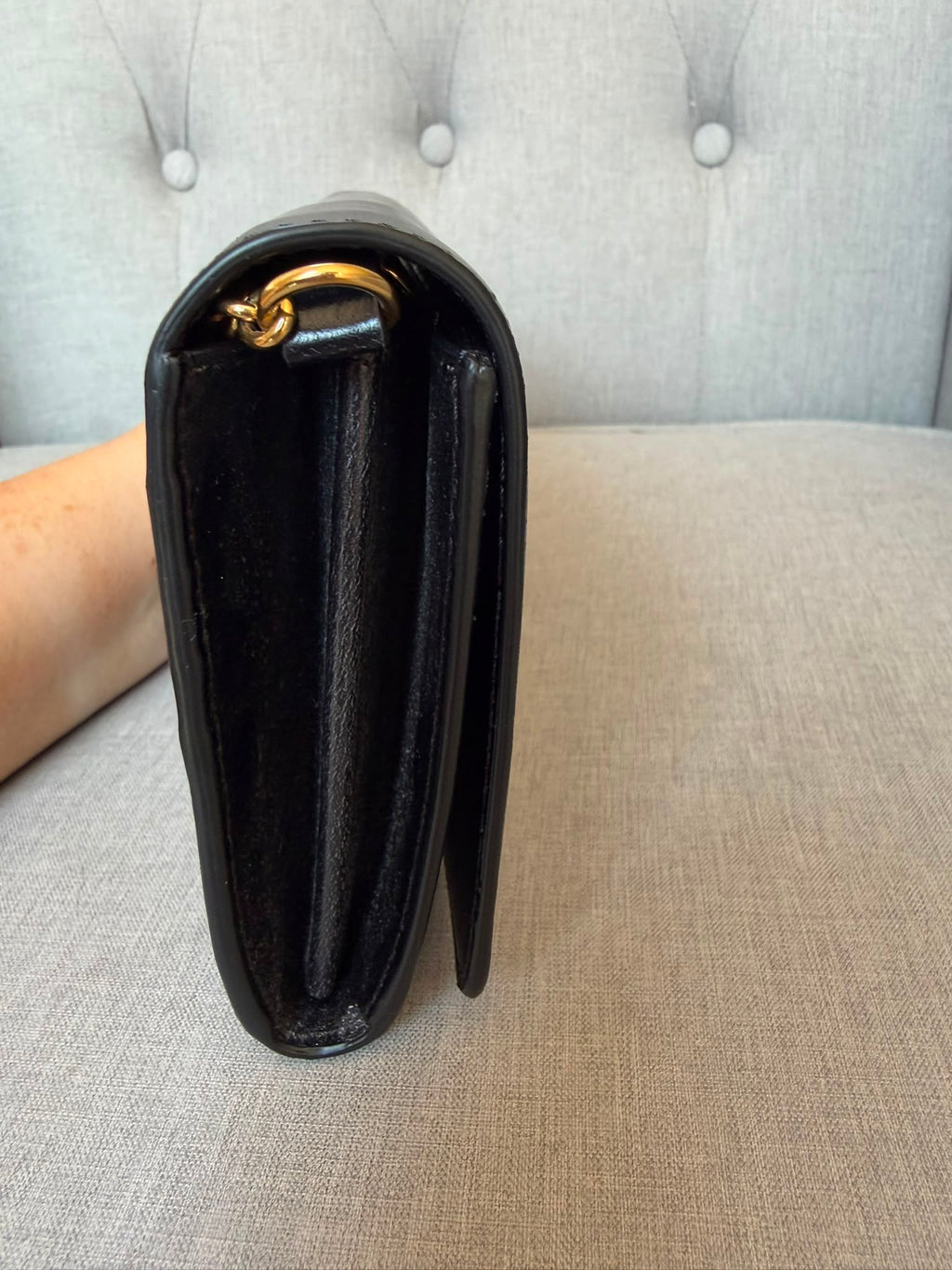 Chloé Iconic Leather Wallet-on-Chain