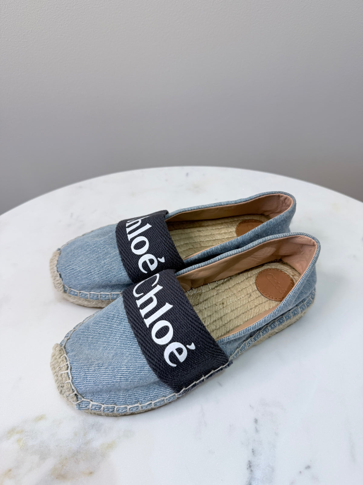 Chloé Children’s Denim Espadrilles – EU 31 / UK 12 – Brand New