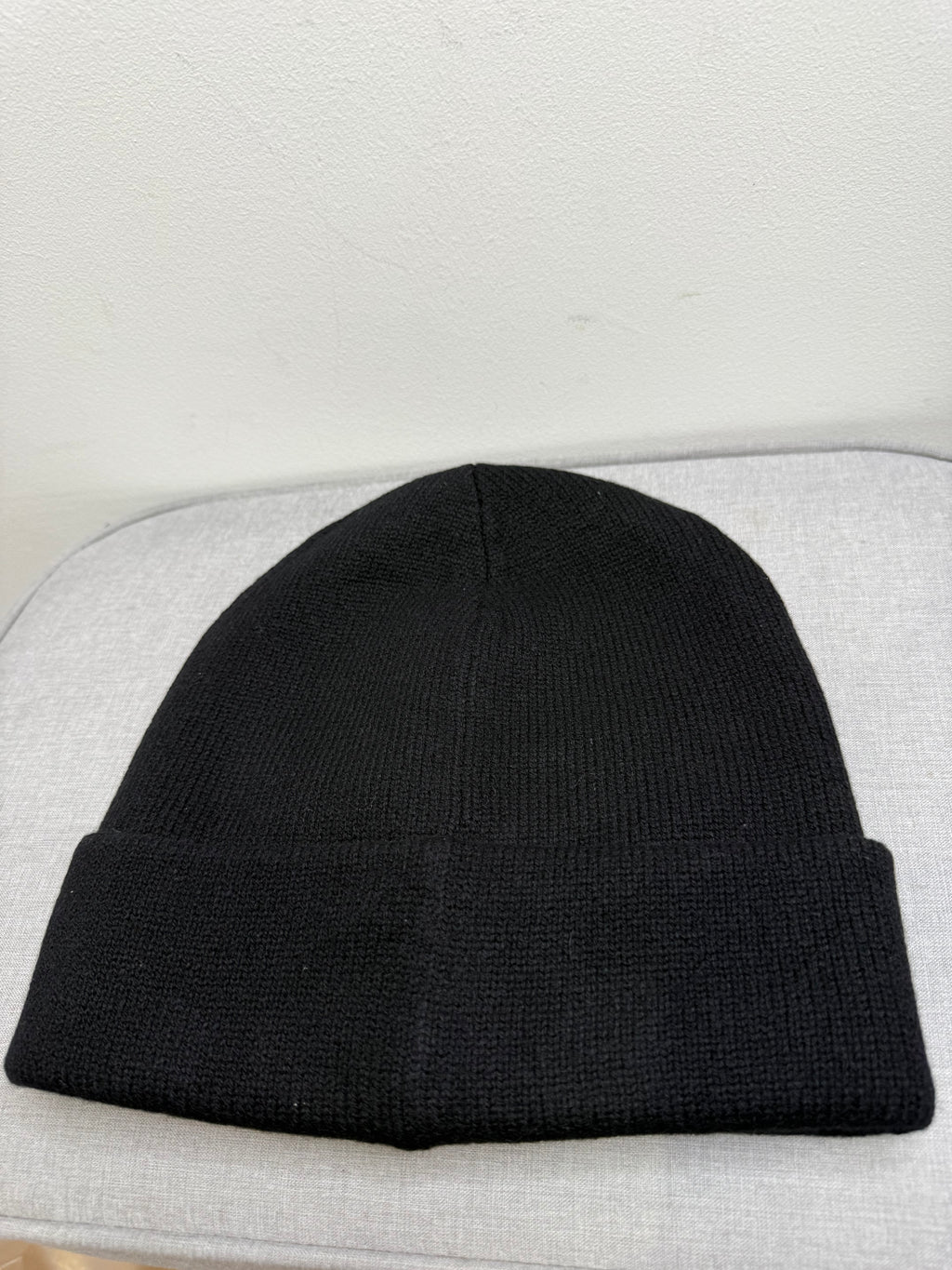 New Alexander McQueen Logo-Embroidered Unisex Black Winter Beanie Hat