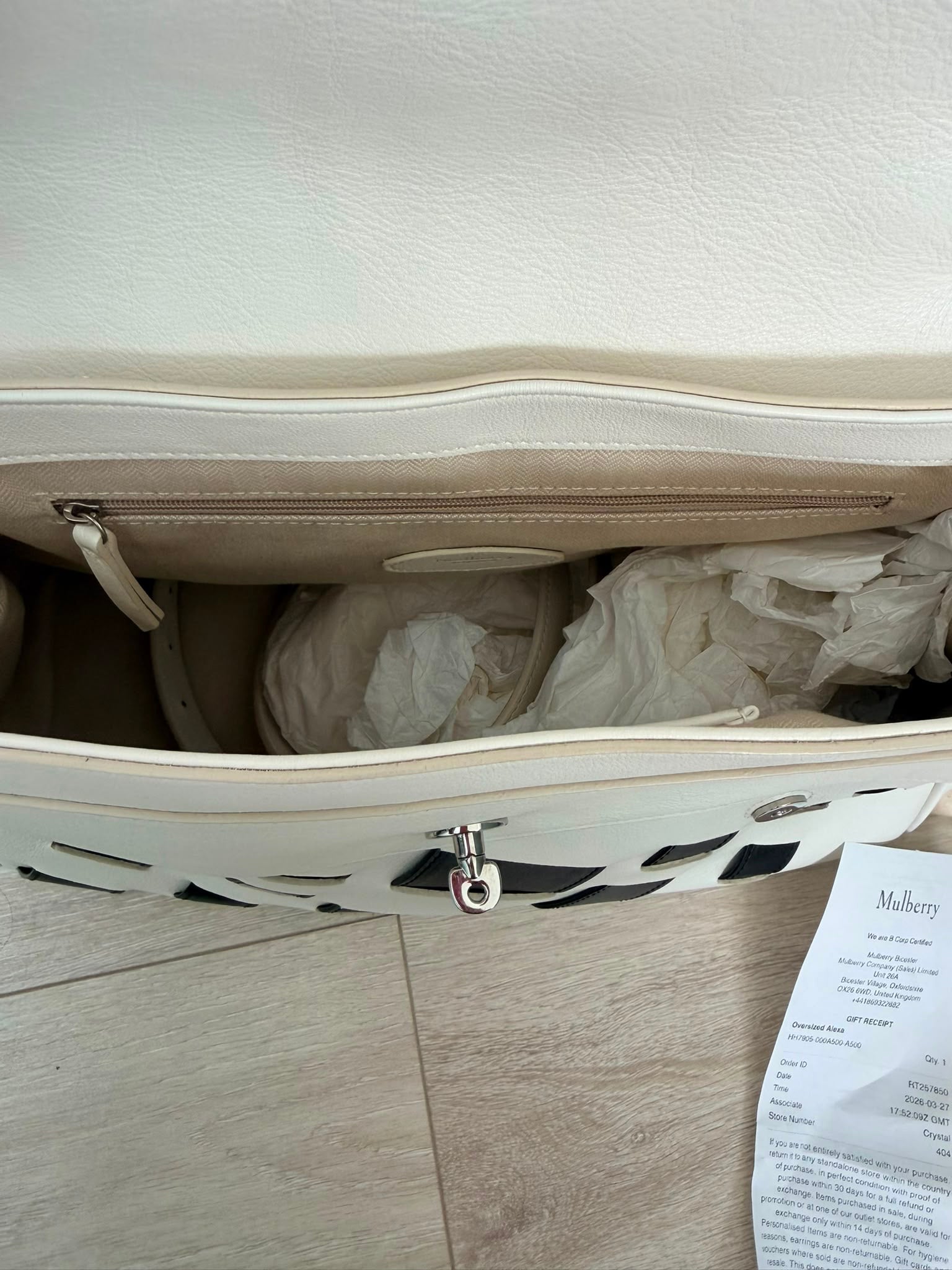 Mulberry whipstitch oversized Alexa