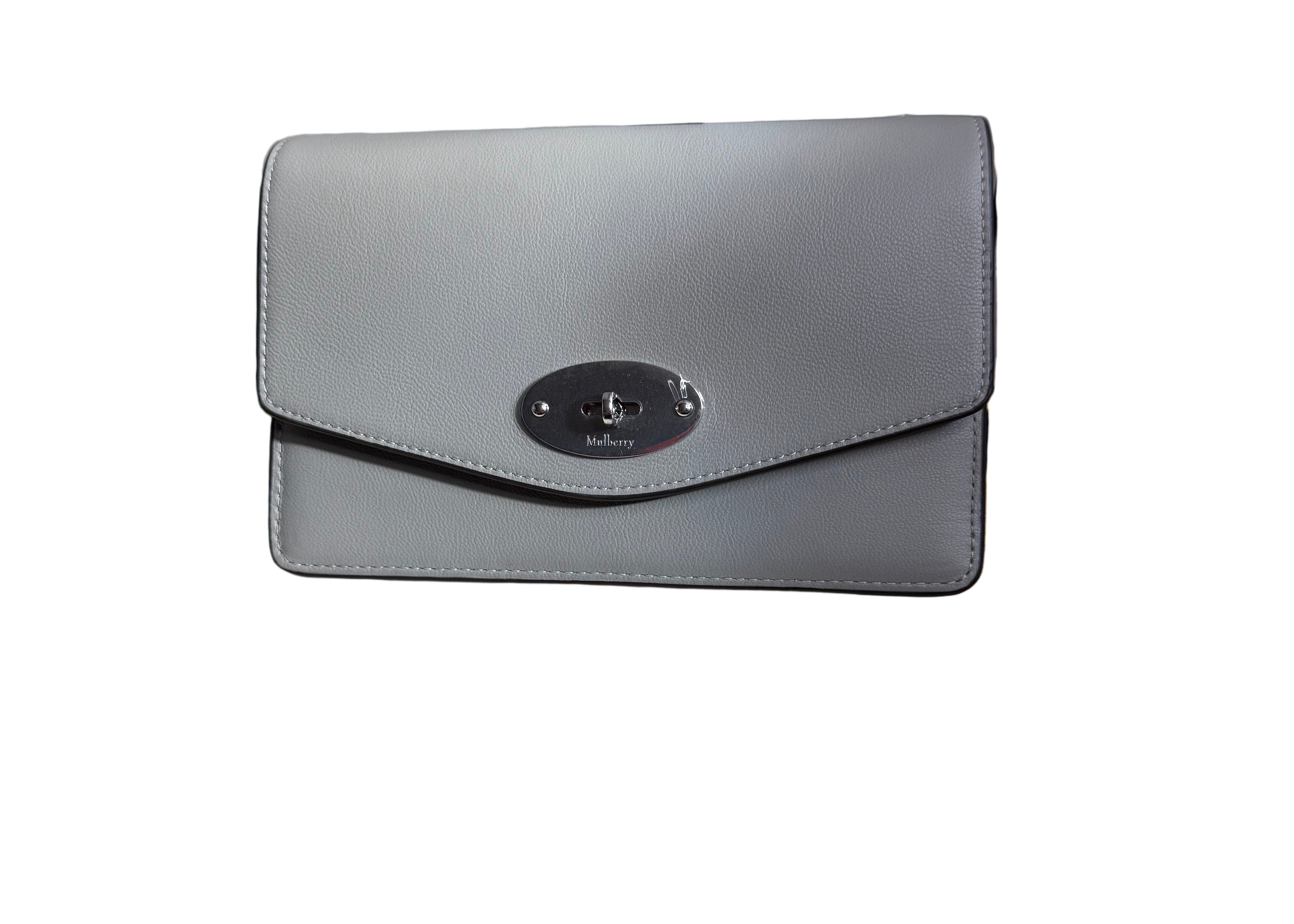 New Mulberry Small Darley Bag in Pale Grey