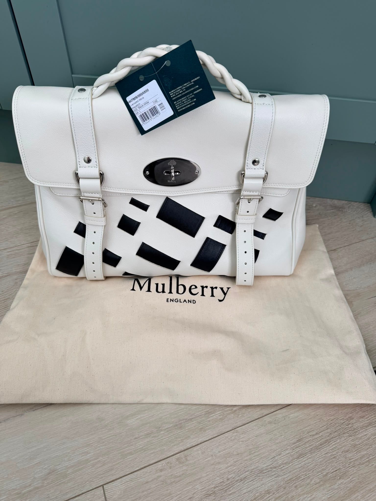 Mulberry whipstitch oversized Alexa