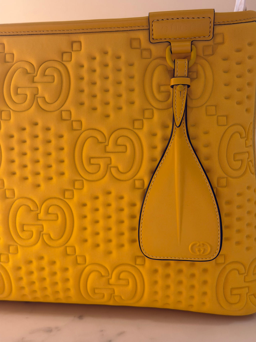 Gucci GG Scuba Pouch / Clutch Bag – Yellow – Brand New
