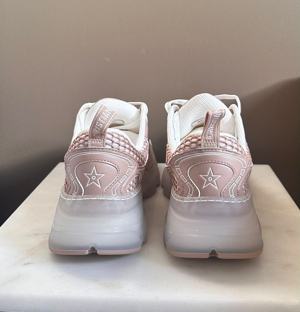 Christian Dior Oblique Jacquard Trainers – Pink – EU 40 / UK 7– Brand New in Box