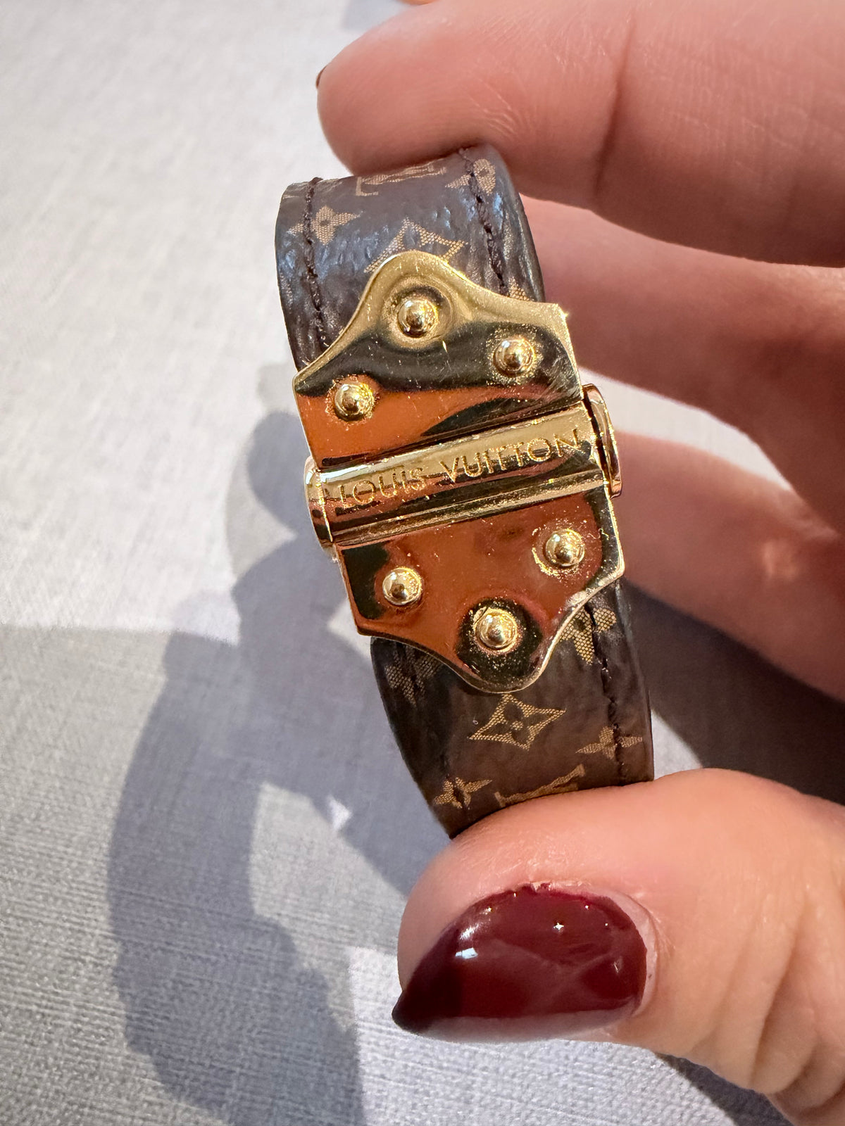 Louis Vuitton Nano Monogram Bracelet – Size 19 – Pre-Owned