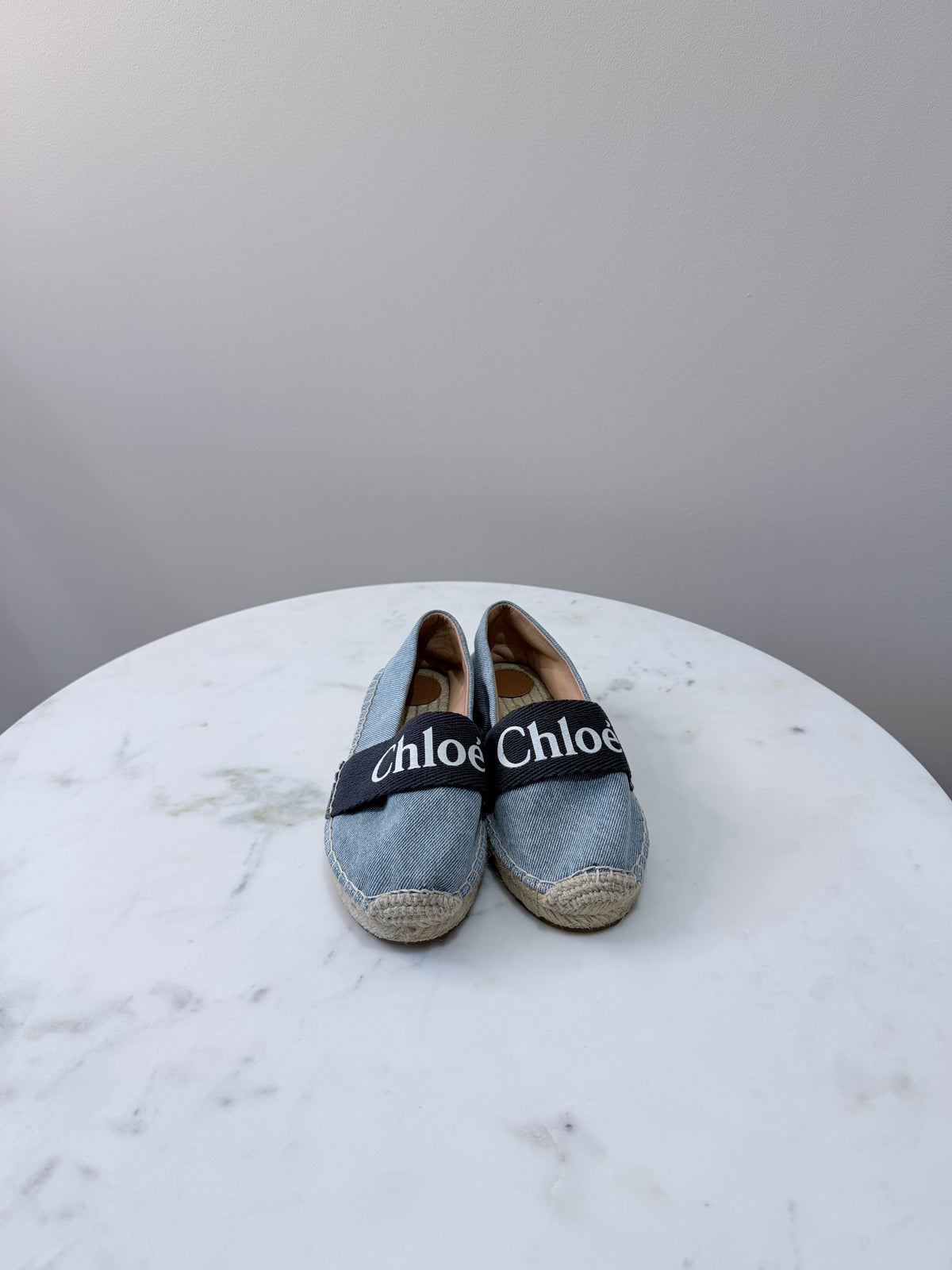 Chloé Children’s Denim Espadrilles – EU 31 / UK 12 – Brand New