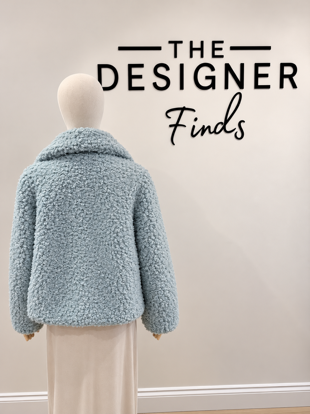 UGG Maeve Sherpa Jacket – Icy Blue – Brand New