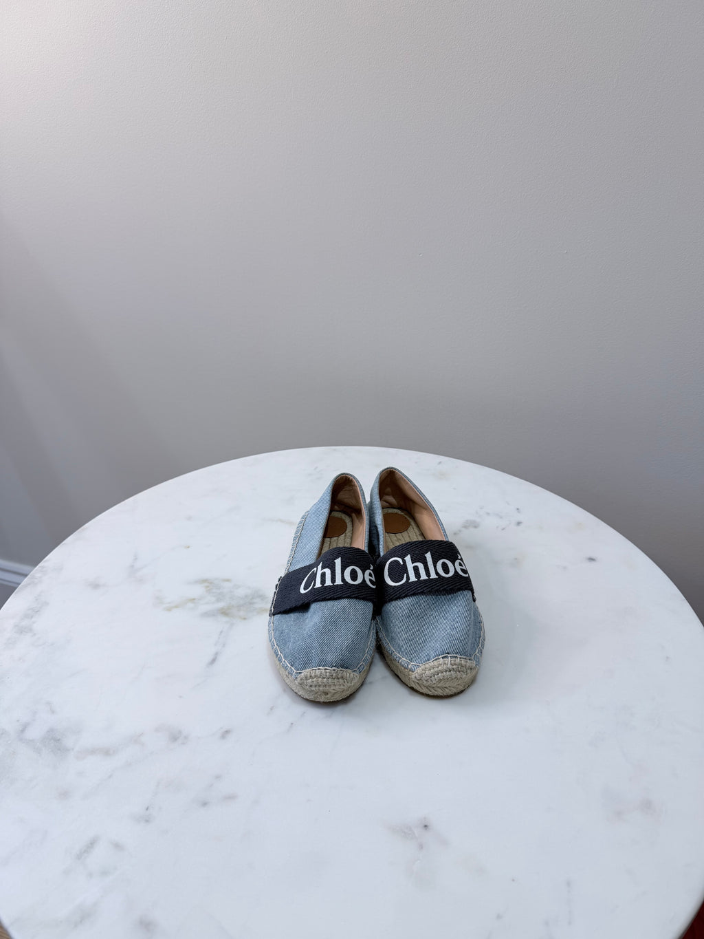 Chloé Children’s Denim Espadrilles – EU 31 / UK 12 – Brand New