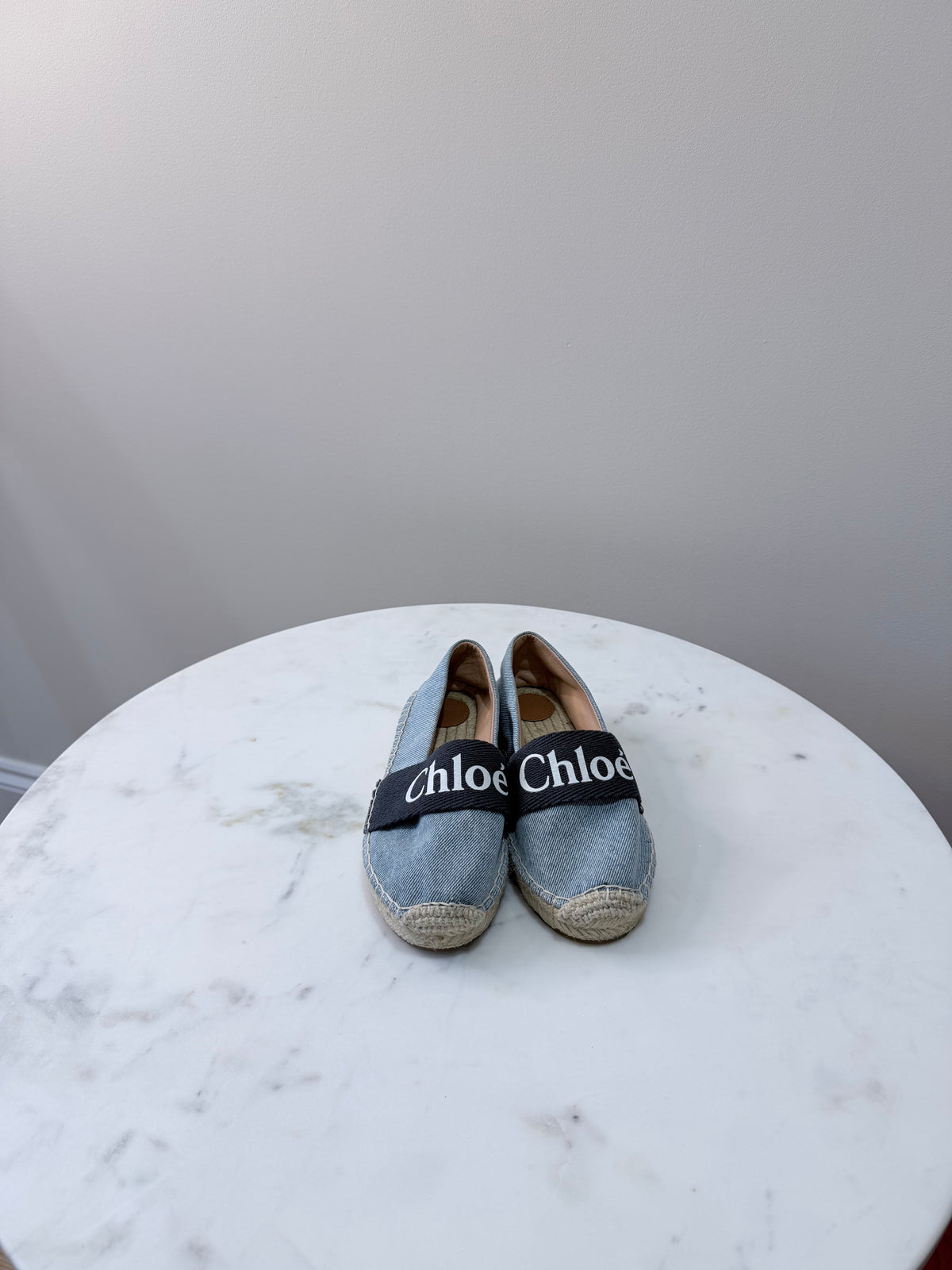 Chloé Children’s Denim Espadrilles – EU 31 / UK 12 – Brand New