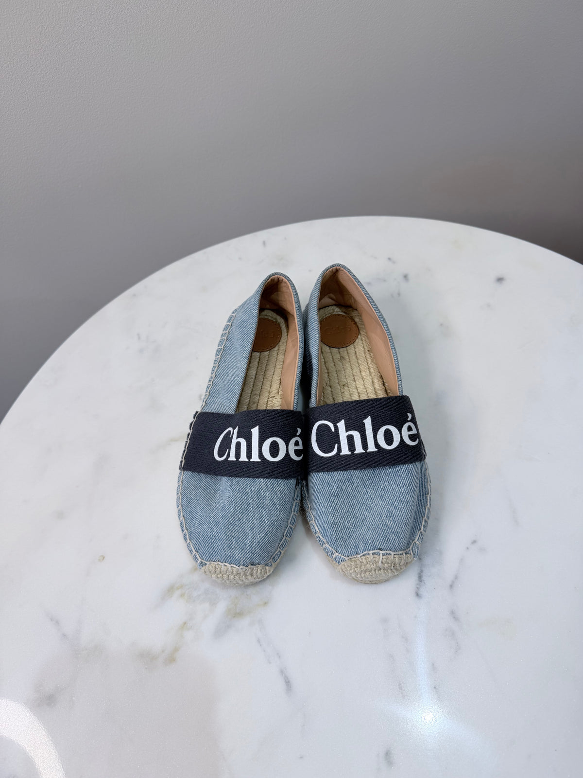 Chloé Children’s Denim Espadrilles – EU 31 / UK 12 – Brand New