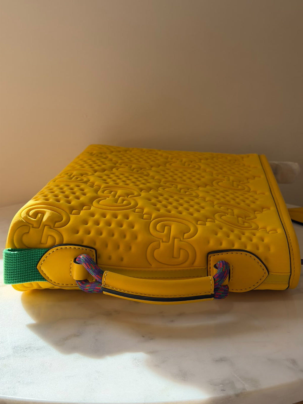 Gucci GG Scuba Pouch / Clutch Bag – Yellow – Brand New