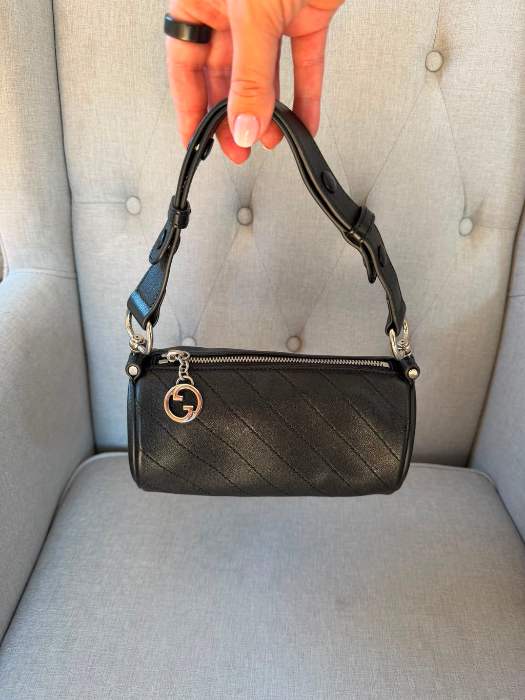 Gucci Blondie Mini Barrel Shoulder Bag