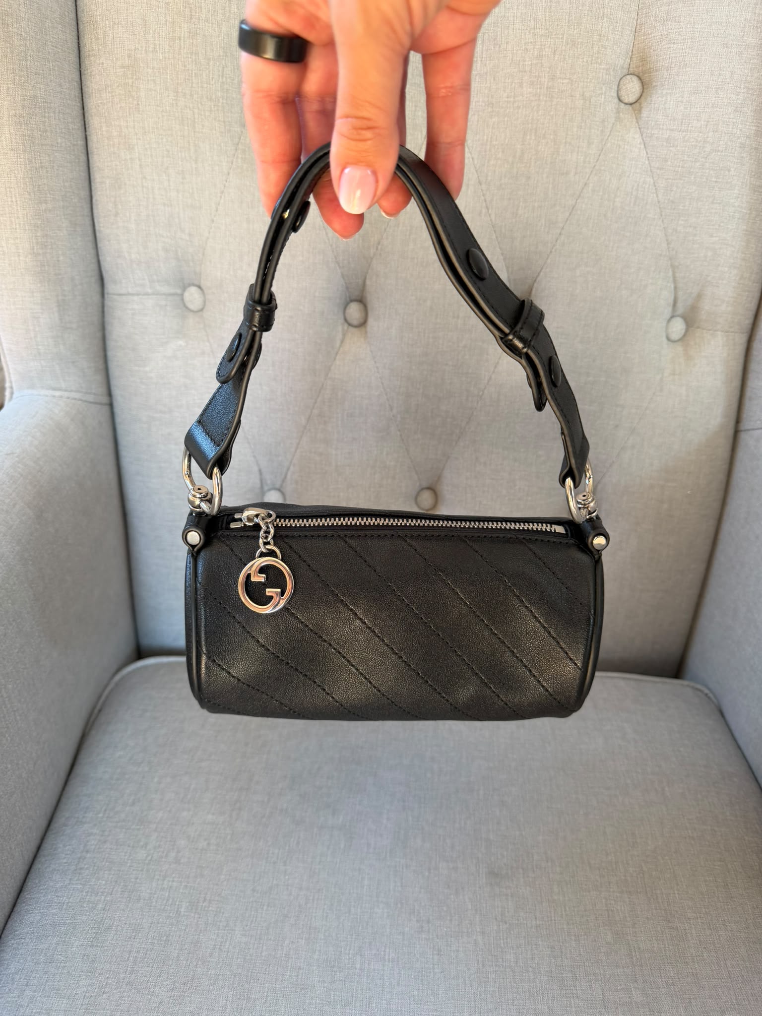 Gucci Blondie Mini Barrel Shoulder Bag