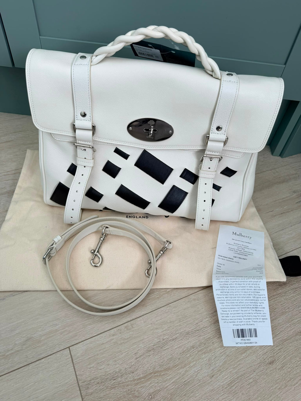 Mulberry whipstitch oversized Alexa
