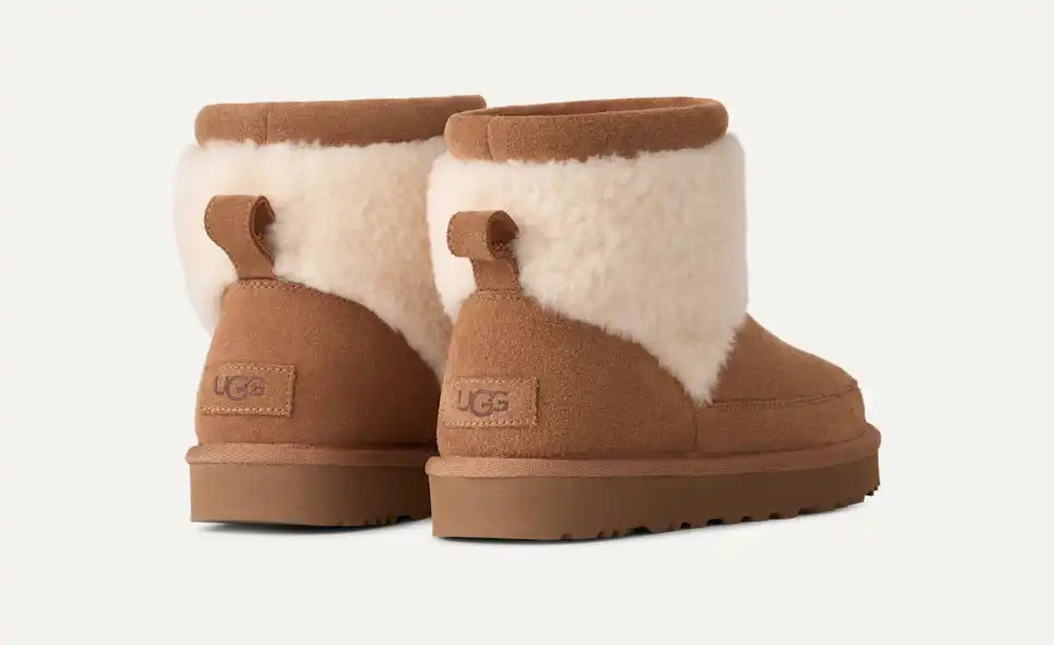 Brand new Ugg Snugscape Mini Boots In Chestnut Brown
