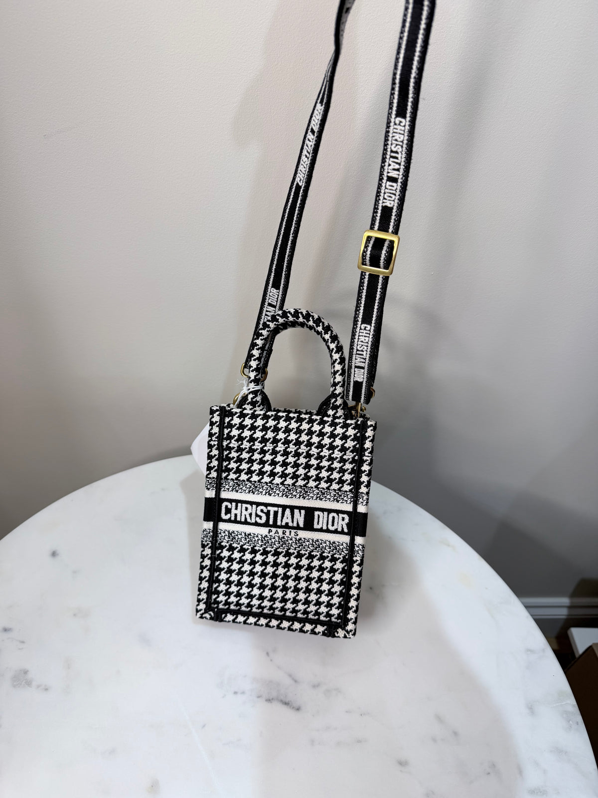 Christian Dior Mini Tote Bag – Black & White – Brand New with Tags