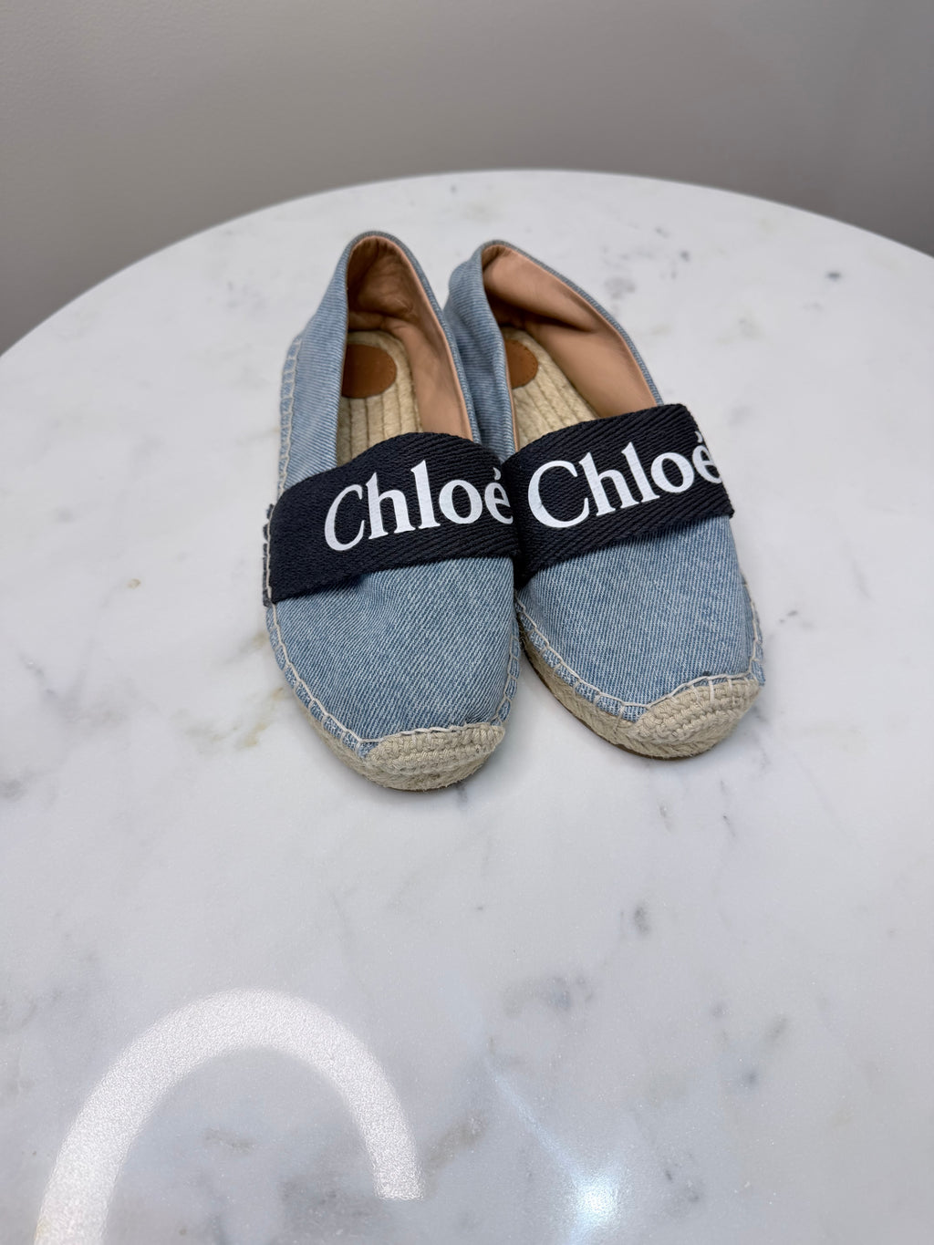 Chloé Children’s Denim Espadrilles – EU 31 / UK 12 – Brand New