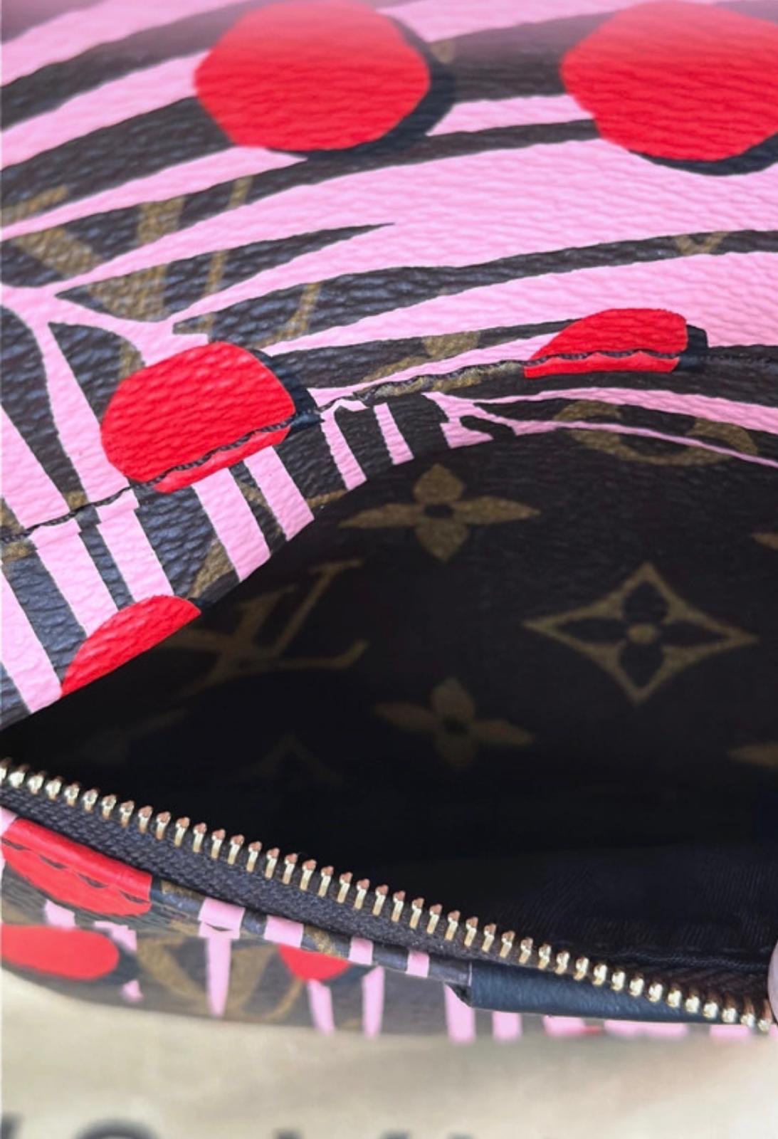Pre owned Louis Vuitton limited edition jungle spot palm spring backpack