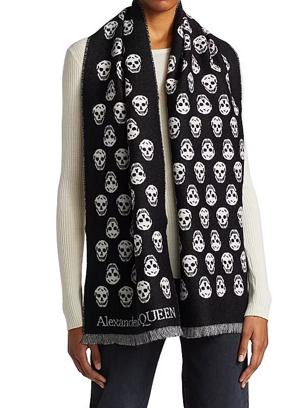 Alexander McQueen unisex wool scarf