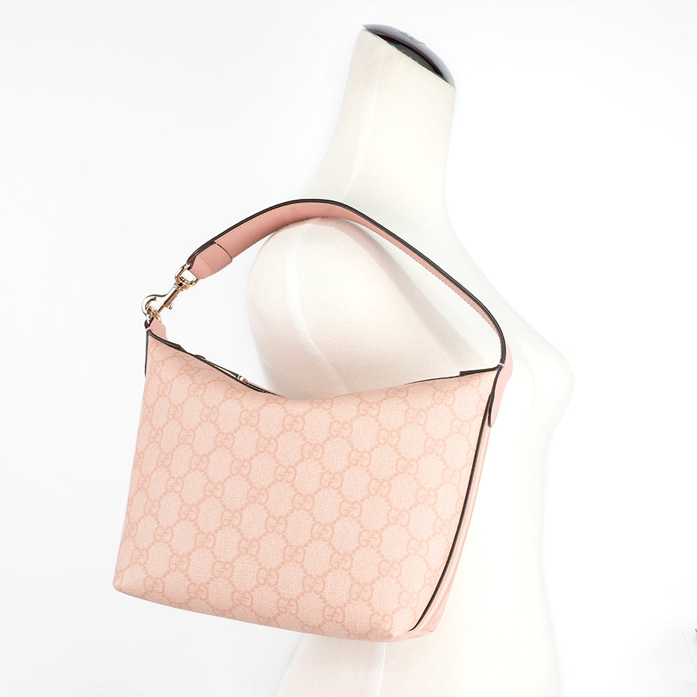 Authentic Gucci Ophidia Super Mini Shoulder Bag Dusty Pink 2024 Designer