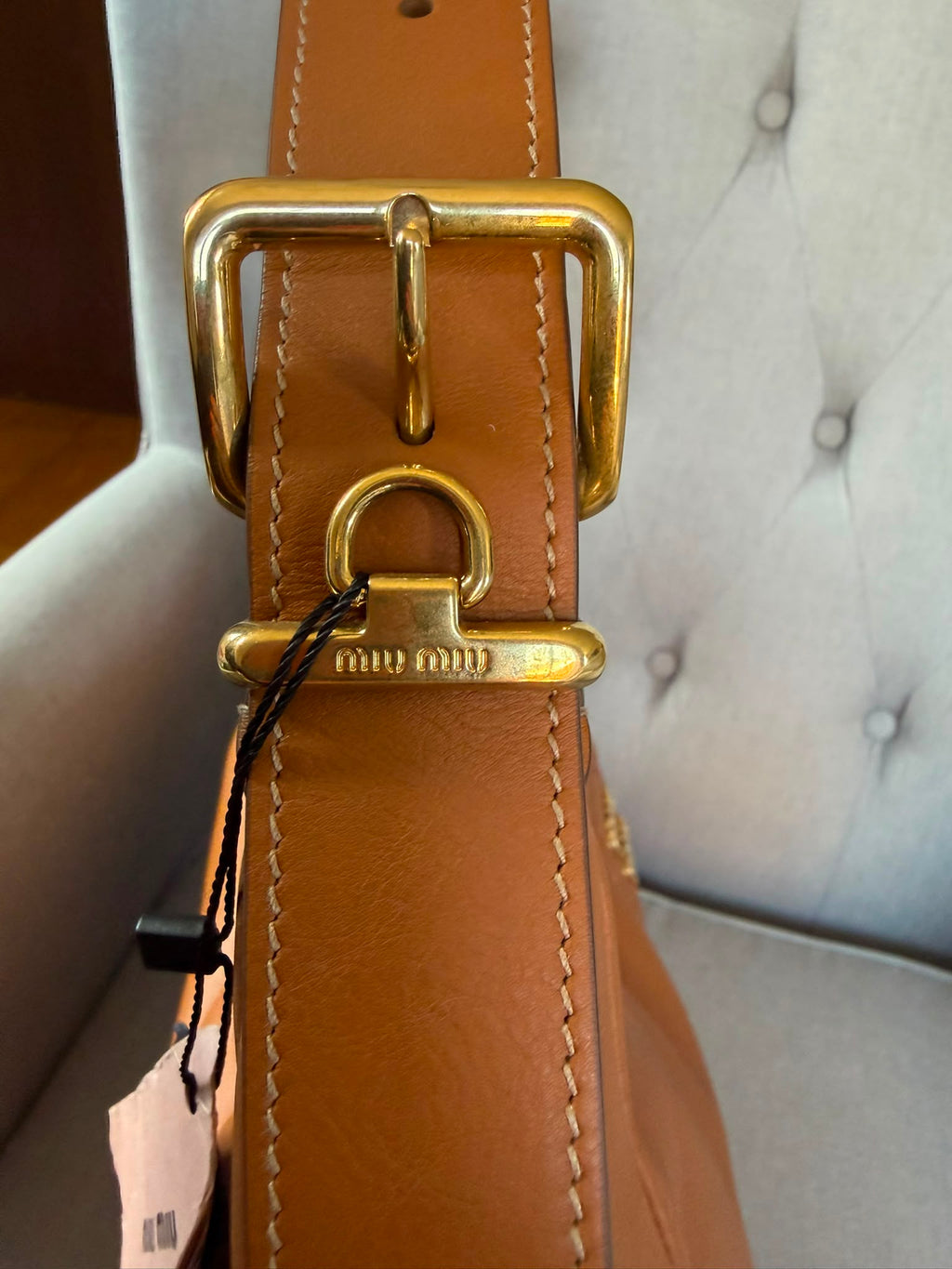 Miu Miu
Logo Plaque Shoulder Bag