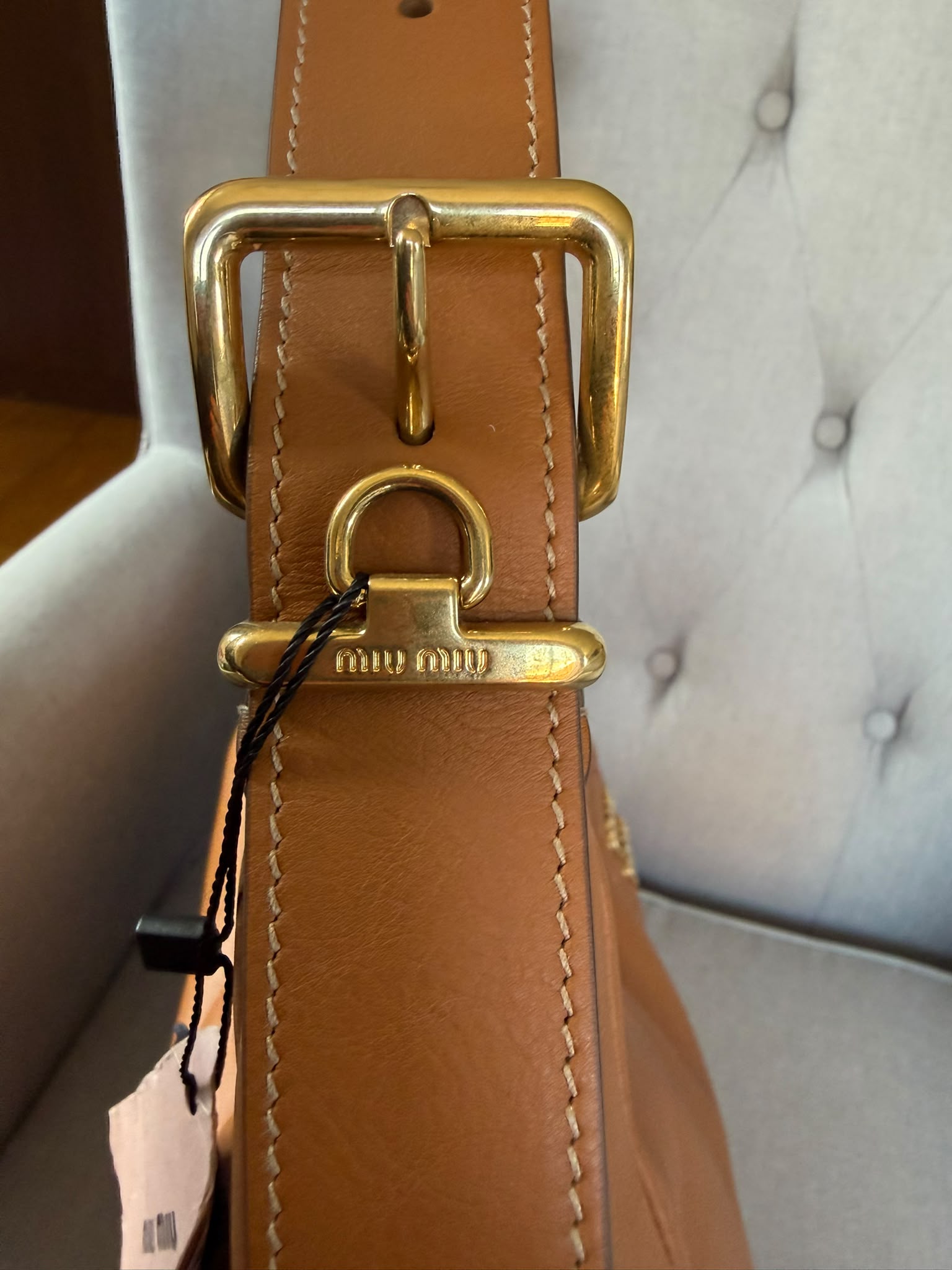 Miu Miu
Logo Plaque Shoulder Bag